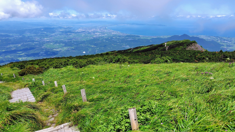 大山山頂からの景色