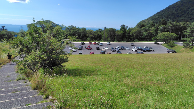 大山の博労座駐車場