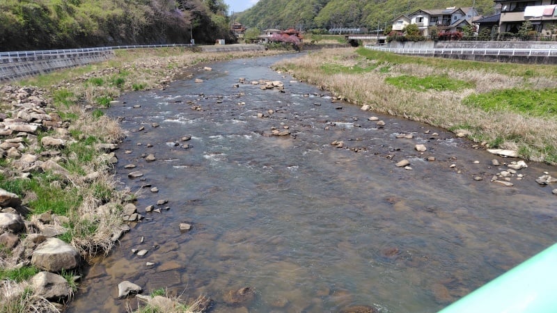 沼田川に架かる篁橋