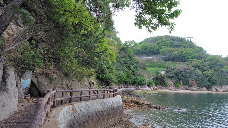 因島地蔵鼻の遊歩道