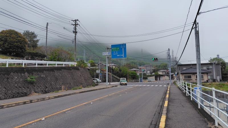 因島三庄方面への峠手前