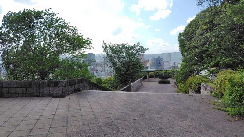 比治山公園の展望台