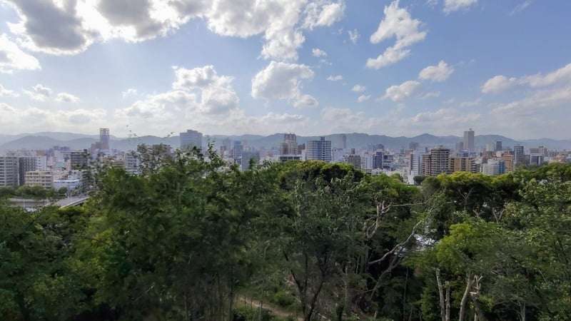 比治山展望台から見る広島市街