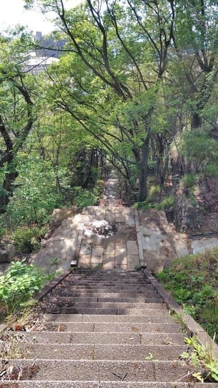 串山公園の階段