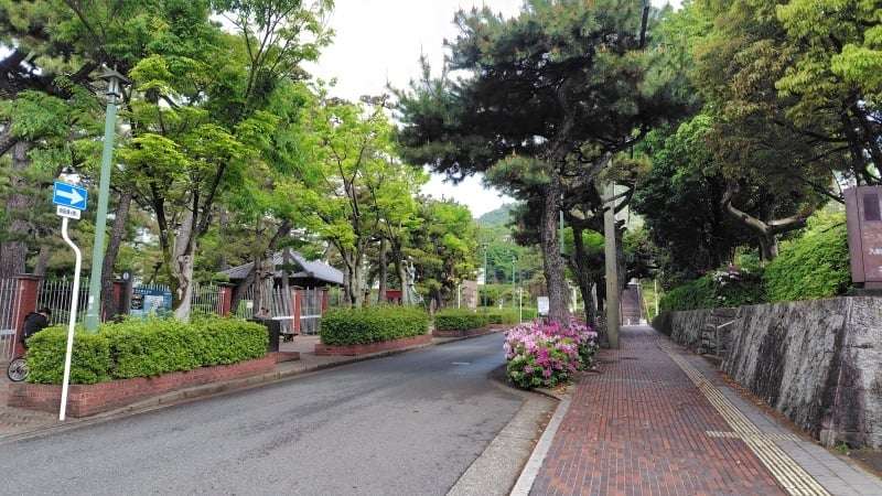 呉市街の道路