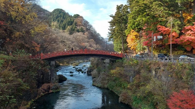 神橋と大谷川