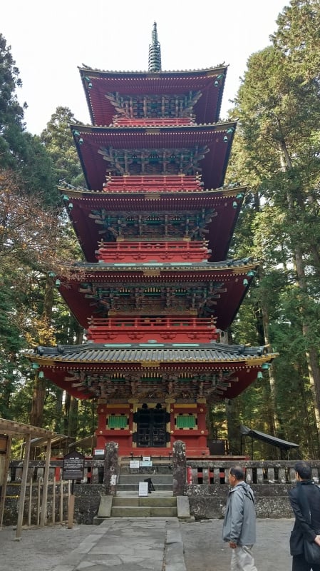 東照宮の五重塔
