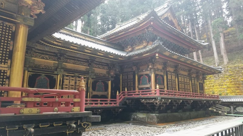 日光山大猷院の拝殿