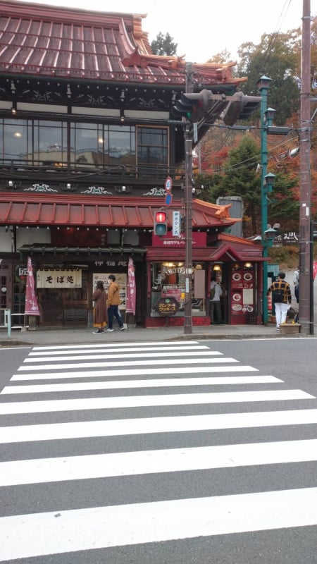 日光街道沿いの店