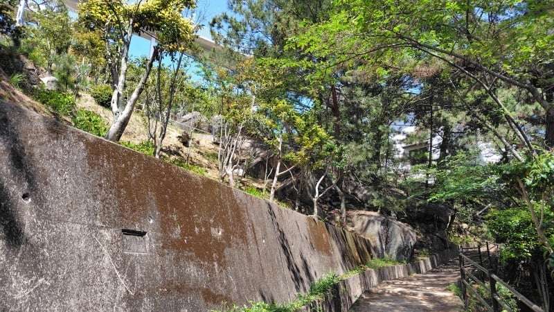 千光寺山山頂付近