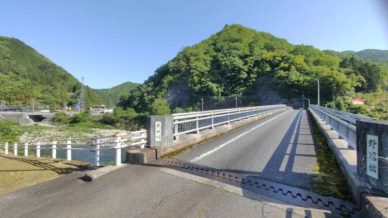 太田川にかかる地獄橋