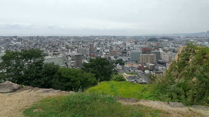 米子城下眺め