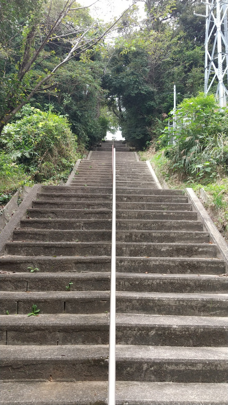 飯山の石段
