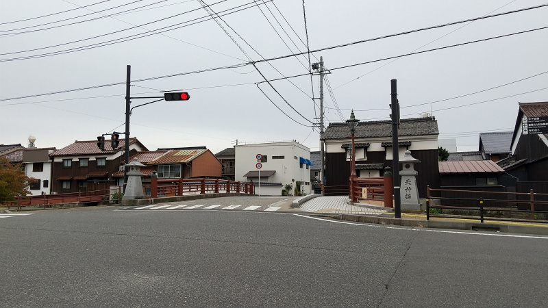 米子の市街地